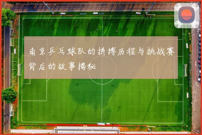 南京乒乓球队的拼搏历程与挑战赛背后的故事揭秘
